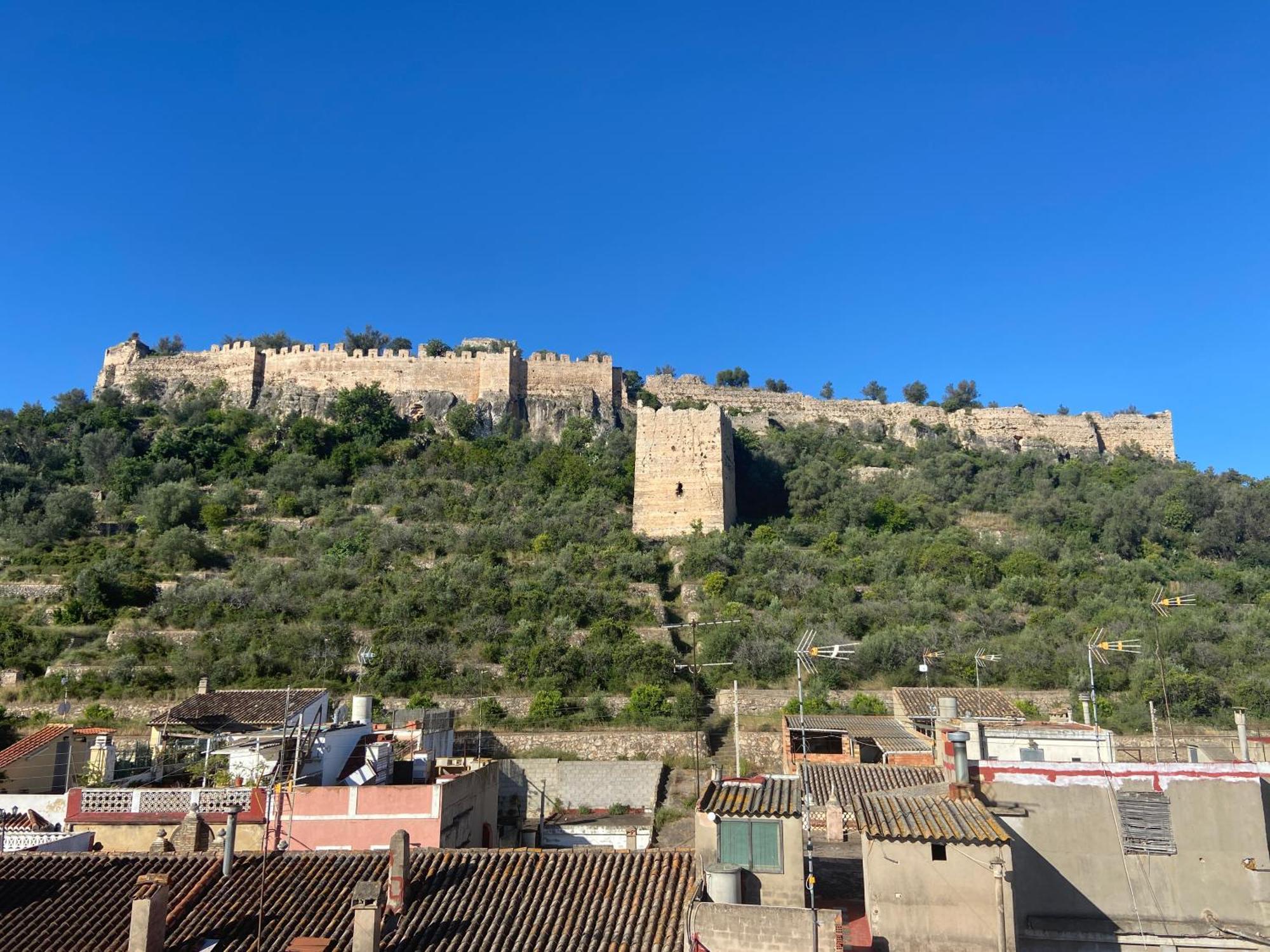 Casa Con Jacuzzi Y Piscina Con Vistas Al Castillo Corbera de Alcira Exterior foto